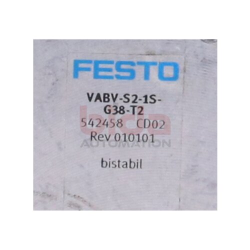 Festo VABV-S2-1S-G38-T2  (542458) Anschlussplatte Sub-base