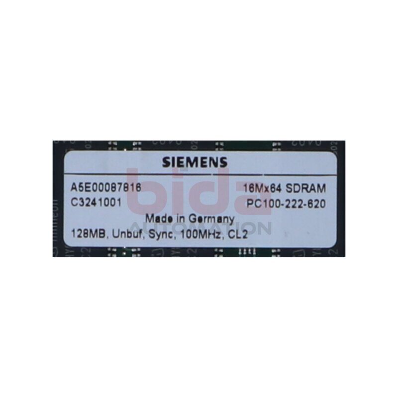 Siemens A5E00087816 SIMATIC PC EWK-SO-DIM MODUL 128MB