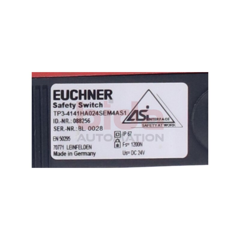 EUCHNER TP3-4141HA024SEM4AS1 (088256) Safety Switch Sicherheitsschalter