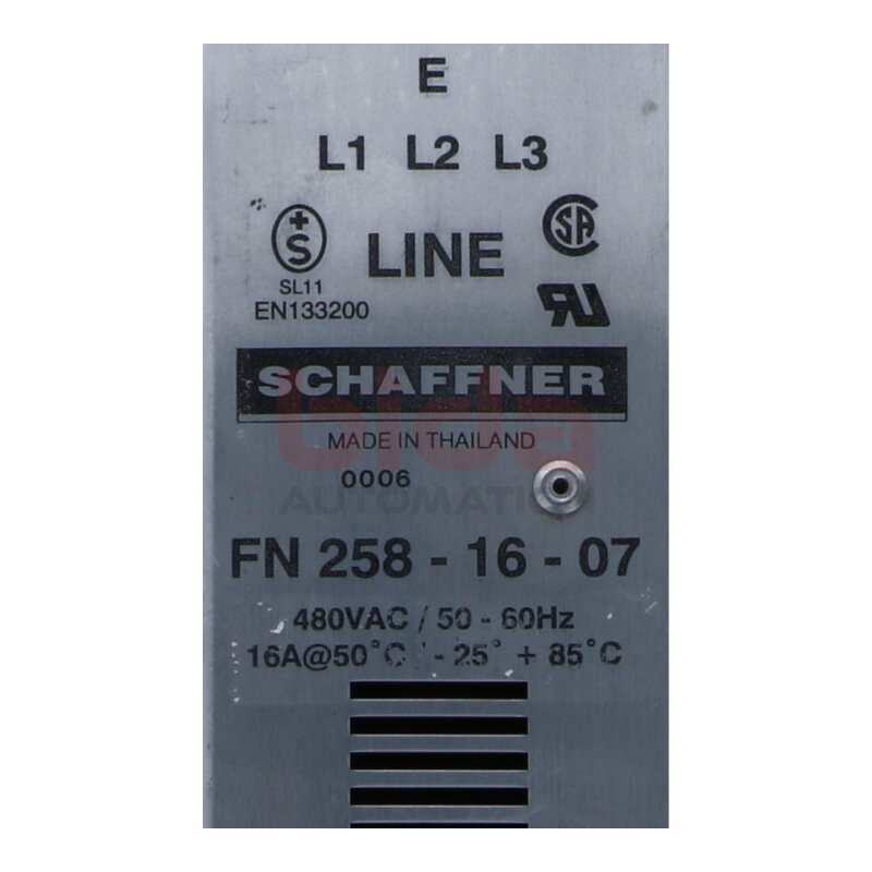 SCHAFFNER  FN258-16-07 Netzfilter Mains Filter