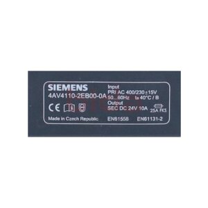 Siemens 4AV4110-2EB00-0A / 4AV4 110-2EB00-0A...