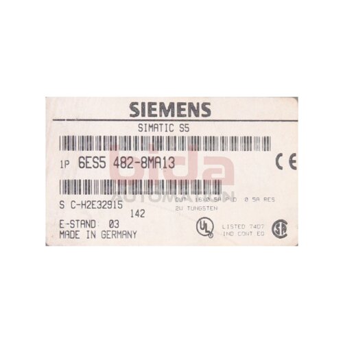 Siemens 6ES5482-8MA13 / 6ES5 482-8MA13 SIMATIC S5 Digital Ein/Ausgabe 482 Digital input/output