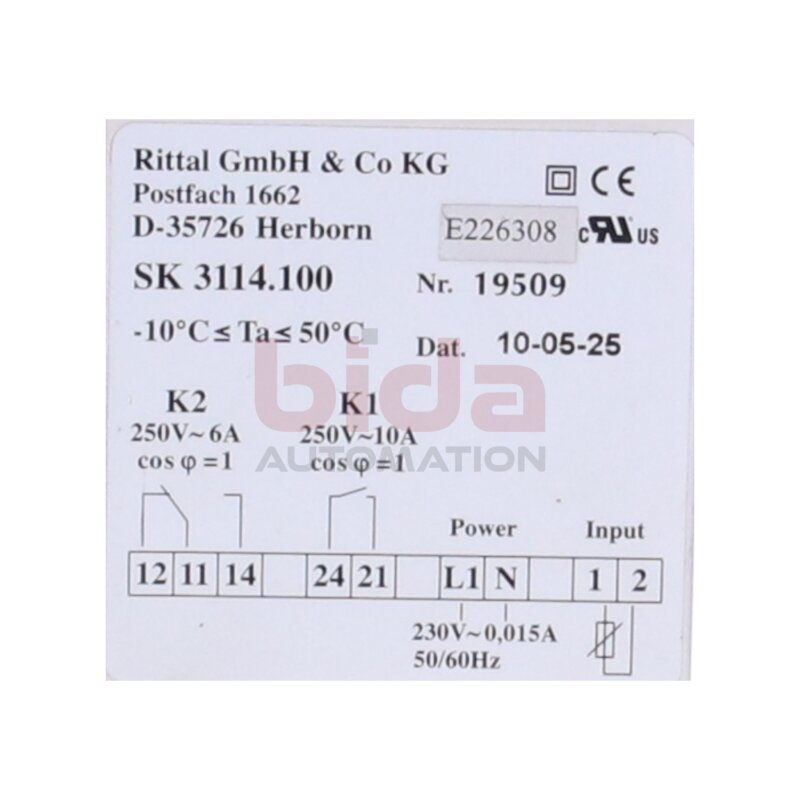 RITTAL SK 3114.100 (19509) Schaltschrank-Temperaturanzeige Control cabinet temperature display