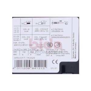 Siemens 3RV2011-1KA25 / 3RV2 011-1KA25 Leistungsschalter...