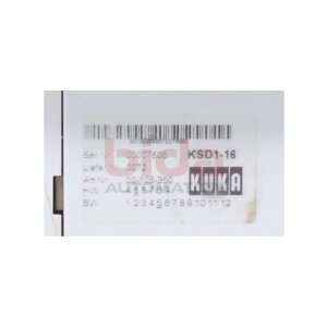 KUKA KSD1-16 (00-105-350) Servo Drive