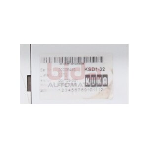 KUKA KSD1-32 (00-105-351) Frequenzumrichter Frequency...
