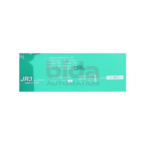 JR3 VME-2105 REV B (1512B)10211-00100