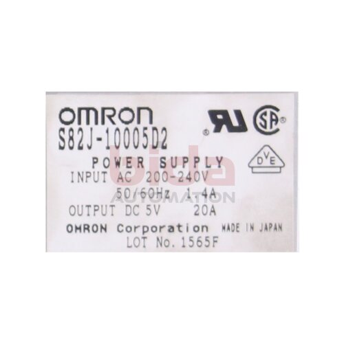 Omron S82J-10005D2 (1565F) Stromversorgung Power supply