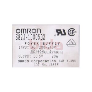 Omron S82J-10005D2 (1565F) Stromversorgung Power supply