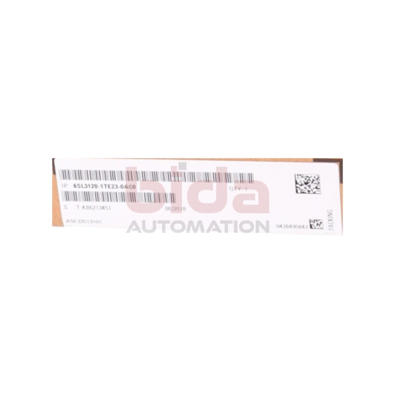 Siemens 6SL3120-1TE23-0AC0 Singel Motor Module Single motor module DC 600V 3AC 400V 30A