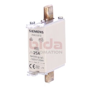 Siemens 3NA3 810 / 3NA3810 NH-Sicherungseinsatz NH fuse link