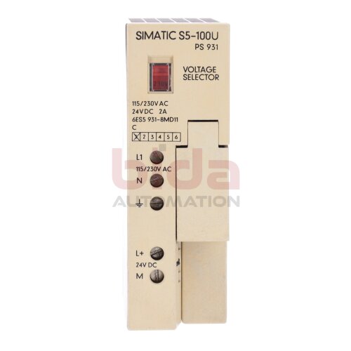 Siemens 6ES5 931-8MD11 Stromversorgung Power Supply 115/230V AC 24 VDC 2A
