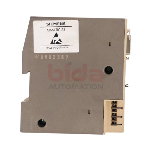 Siemens 6ES5 102-8MA01 Zentralbaugruppe Central assembly 24VDC