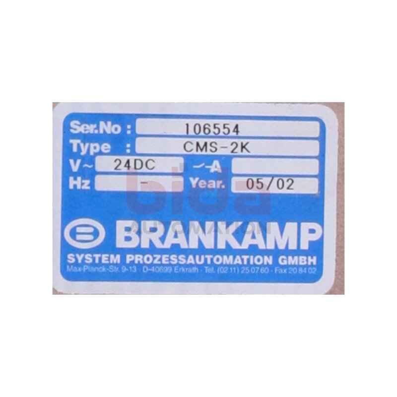 BRANKAMP CMS-2K