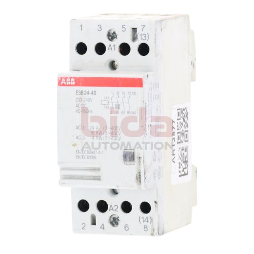 ABB ESB 24-40 Installationssch&uuml;tz Installation contactor 230 -240 V