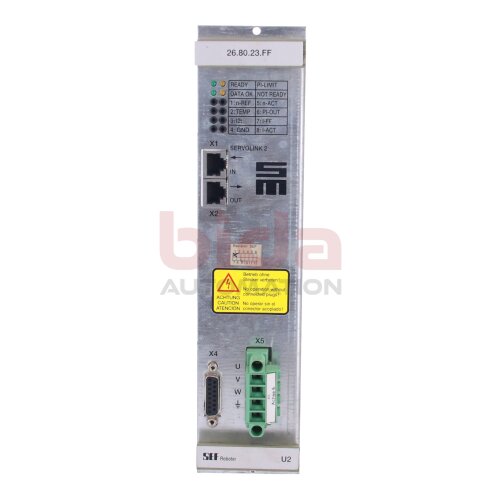 SEF 26.80.23.FF (SEF ROBOTER U2) SIEB&amp;MEYER 26.80.0002.3 Servo-Antriebsregler Servo drive controller
