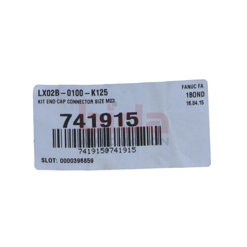Fanuc LX02B-0100-K125 Kit Endkappe Steckverbinder Gr&ouml;&szlig;e M23 Kit End Cap Connector Size M23