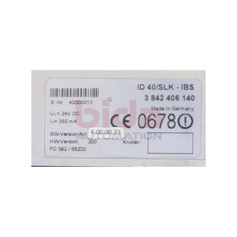 REXROTH ID40-SLK-IBS (3 842 406 140) Schreib-/Lesekopf Read/write head