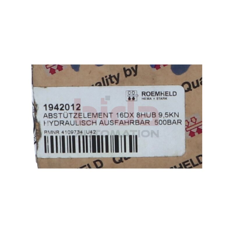ROEMHELD 16DX 8HUB 9,5KN (1942012) Blockzylindermodul Block cylinder module