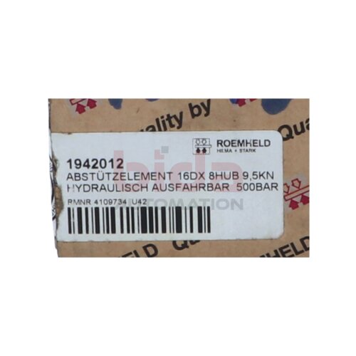 ROEMHELD 16DX 8HUB 9,5KN (1942012) Blockzylindermodul Block cylinder module