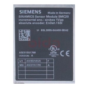 Siemens 6SL3055-0AA00-5BA2 / 6SL3 055-0AA00-5BA2...