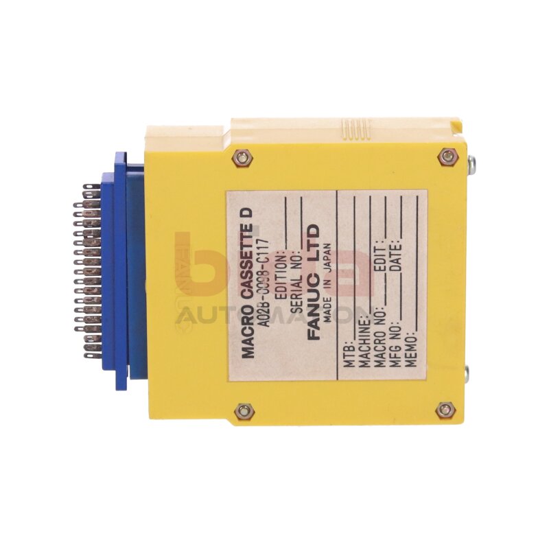 Fanuc A02B-0098-C117 MACRO CASSETTE D