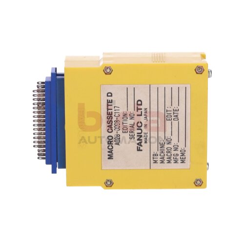 Fanuc A02B-0098-C117 MACRO CASSETTE D