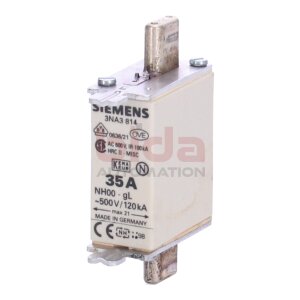 Siemens 3NA3 814 / 3NA3814 NH-Sicherungseinsatz NH fuse...
