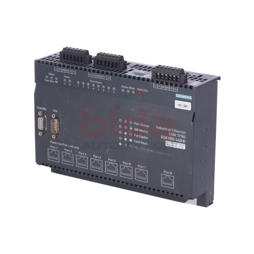 Siemens 6GK1105-3AB10 / 6GK1 105-3AB10 ESM TP80 Elektrisches Schaltmodul Electrical Switch Module