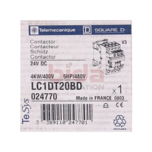 Telemecanique LC1DT20BD (024770) Schütz Contactor