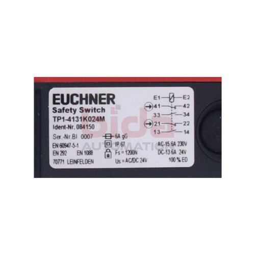 EUCHNER TP1-4131K024M (084150) Sicherheitsschalter Safety switch