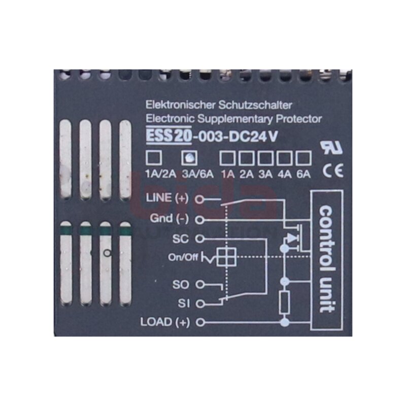 E-T-A ESS20-003-DC24V 6A+3A  Elektronischer Schutzschalter Electronic circuit breaker