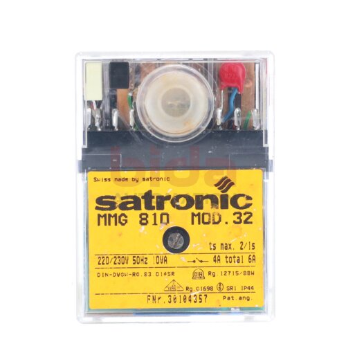 Satronic MMG 810 MOD.32 Relais Relay 220/230V 4A