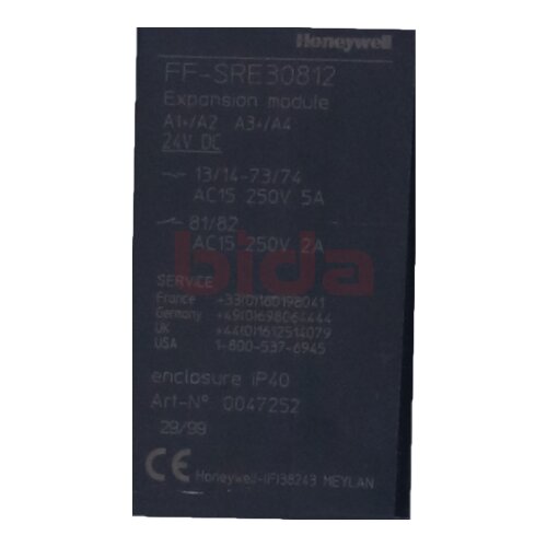 Honeywell FF-SRE30812 (0047252) Sicherheits-Schaltger&auml;t Safety Relay