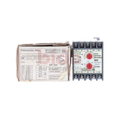 Starkstrom DGU1 50-500MV Leistungssch&uuml;tz Power Contactor 500W 250V 6A