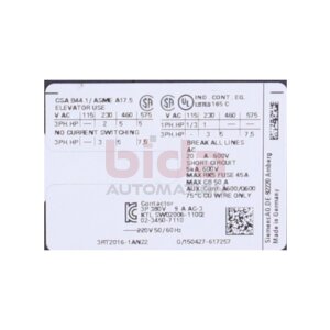 Siemens 3RT2016-1AN22 / 3RT2 016-1AN22...