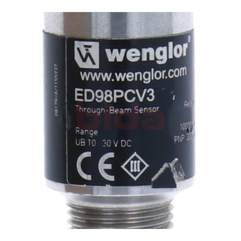 WENGLOR ED98PCV3 Einweglichtschranke Single-beam light barrier