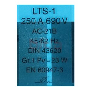 Wöhner LTS-1Lasttrennschalter Switch disconnector...