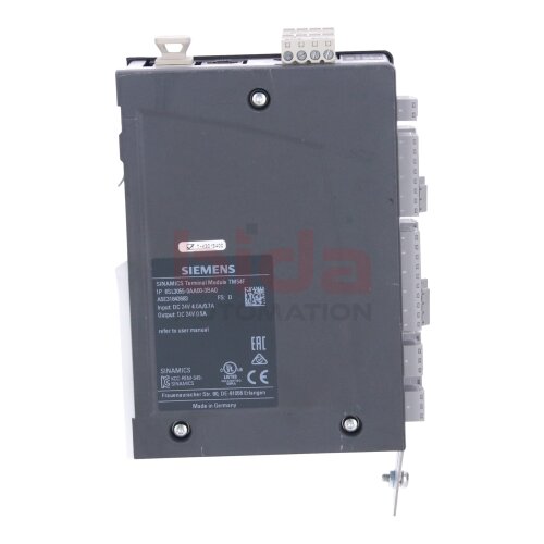 Siemens 6SL3055-0AA00-3BA0 / 6SL3 055-0AA00-3BA0 SINAMICS S120 Terminal Module Cabinet