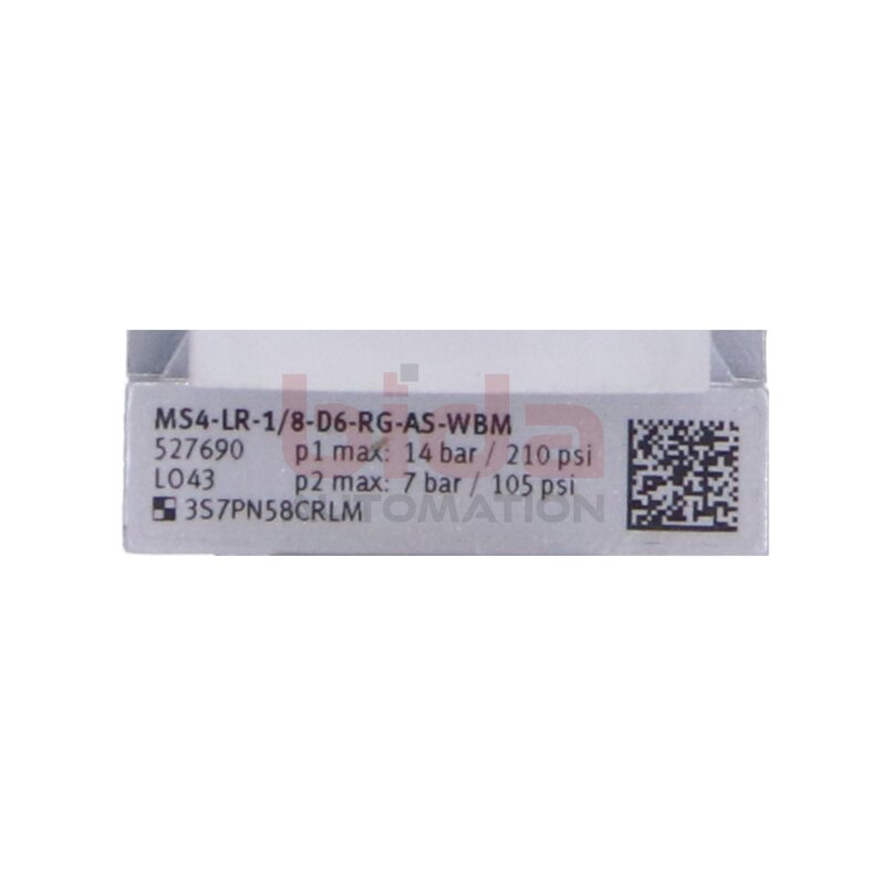 Festo MS4-LR-1/8-D6-RG-AS-WBM  527690 Druckregelventil Pressure regulating valve