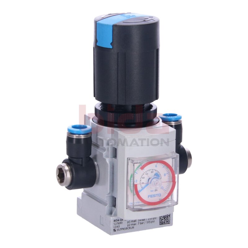 Festo MS4-LR-1/8-D6-RG-AS-WBM  527690 Druckregelventil Pressure regulating valve