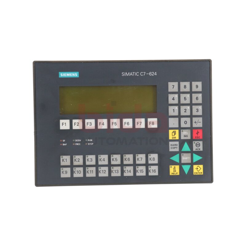 Siemens 6ES7624-1AE00-0AE3 / 6ES7 624-1AE00-0AE3 Bedientafelfront Control Panel Front 24 VDC