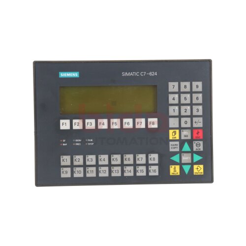 Siemens 6ES7624-1AE00-0AE3 / 6ES7 624-1AE00-0AE3 Bedientafelfront Control Panel Front 24 VDC
