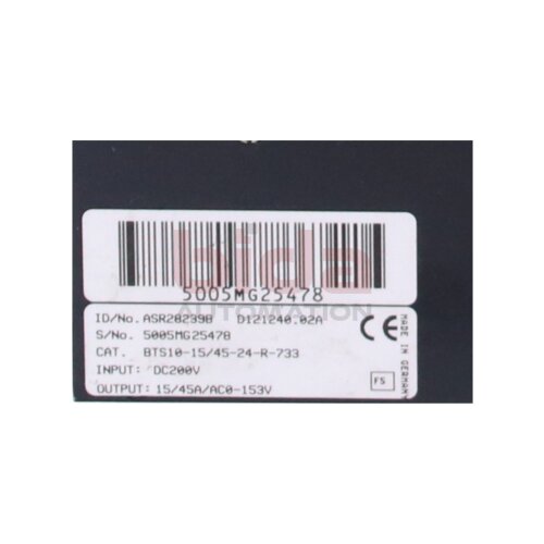 BALDOR ASR BTS10-15/45-24-R-733 (ASR28239B) Servoverst&auml;rker Servo amplifier