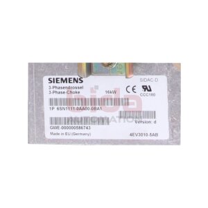 Siemens 6SN1111-0AA00-0BA1 / 6SN1 111-0AA00-0BA1...