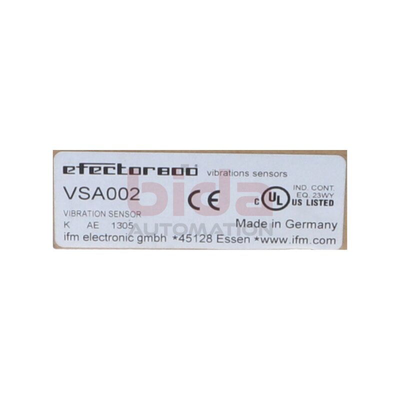 IFM VSA002 Vibrationssensor Vibration Sensor