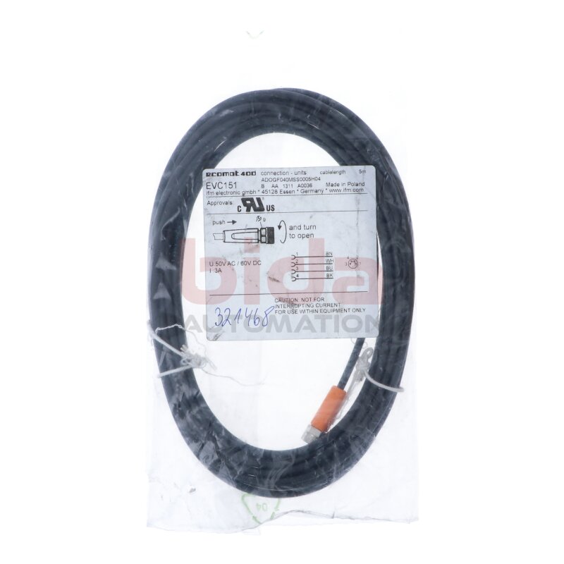 IFM EVC151 Anschlusskabel Connecting cable