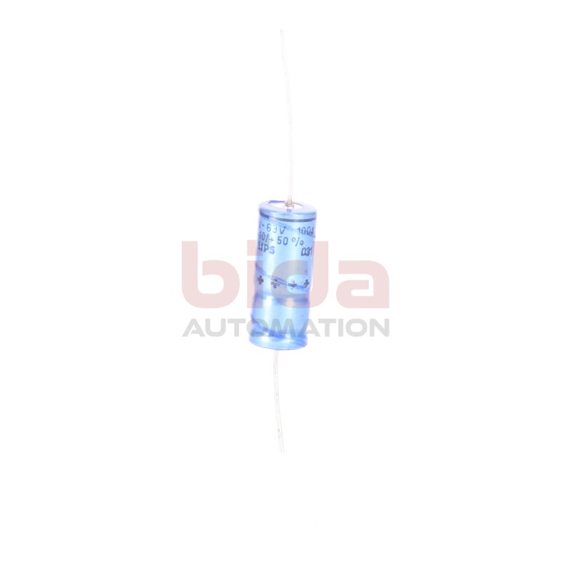 Phillips 100&micro;-100-10/+50% Folienkondensator Foil capacitor 63V