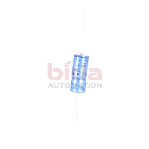 Phillips 100&micro;-100-10/+50% Folienkondensator Foil capacitor 63V