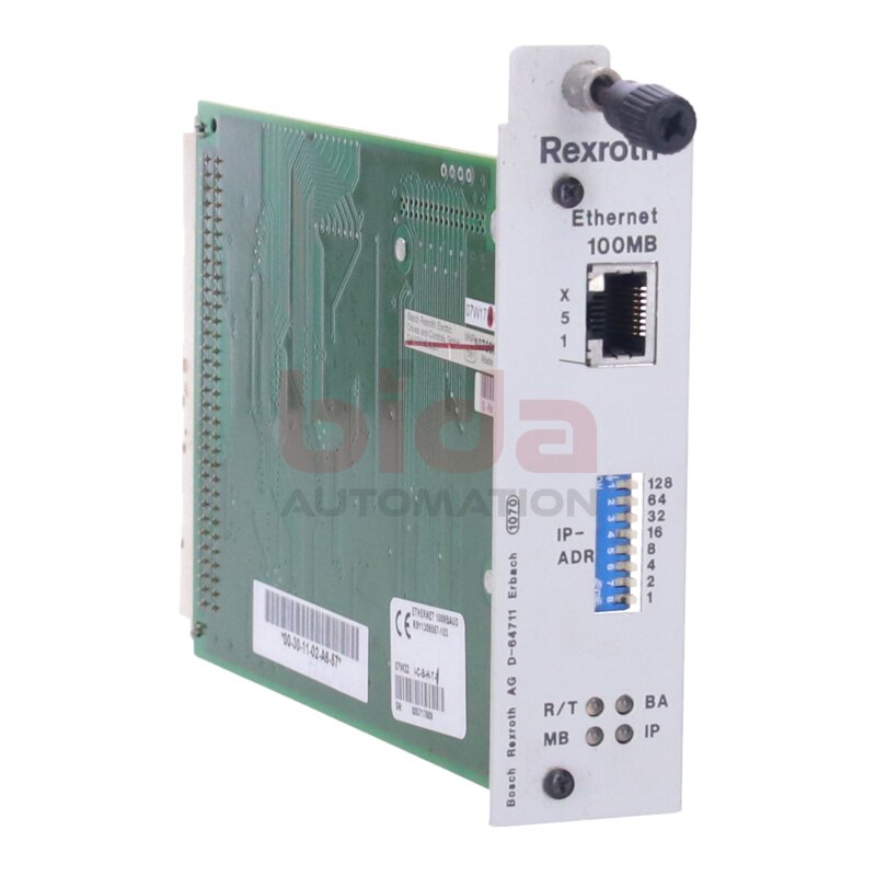 REXROTH R911306587-103 Ethernet-Modul (100 MBaud) Ethernet module (100 Mbps)